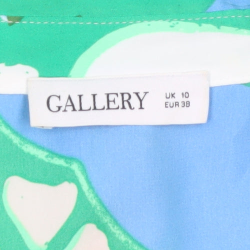 Gallery Women's Multicoloured Floral Blouse UK 10