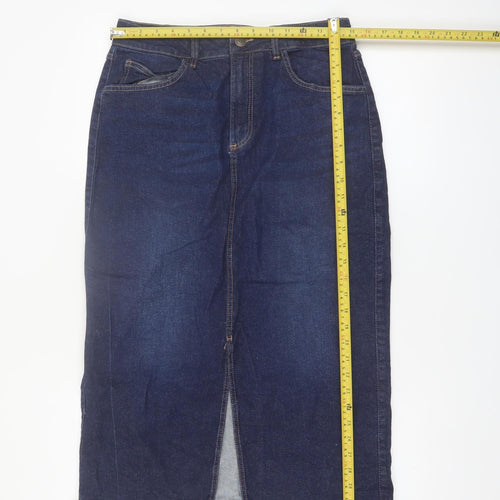 Dunnes Stores Women’s Blue Denim Midi Pencil Skirt Size 10
