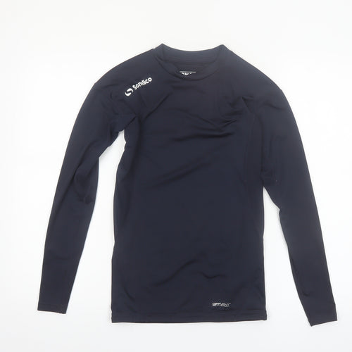 Sondico Women's Black Long Sleeve Compression T-Shirt Size S