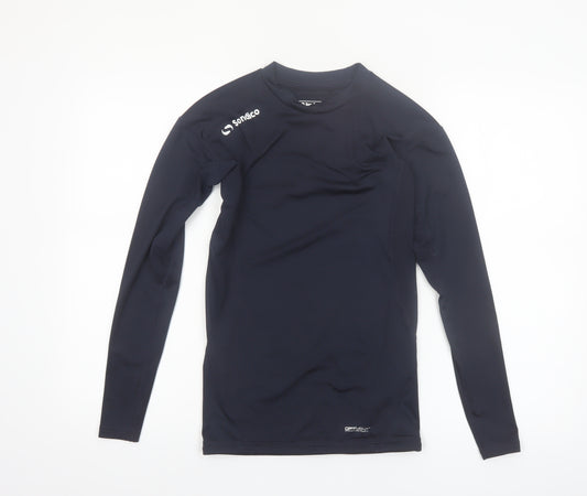 Sondico Women's Black Long Sleeve Compression T-Shirt Size S