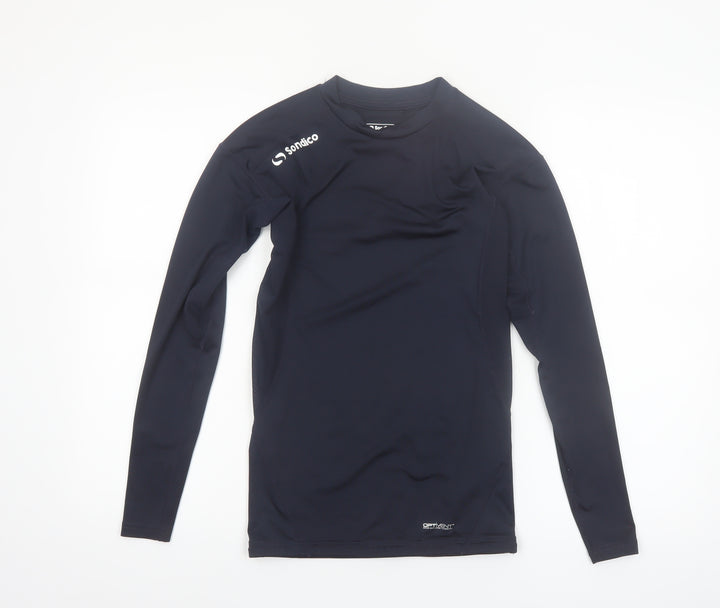 Sondico Women's Black Long Sleeve Compression T-Shirt Size S