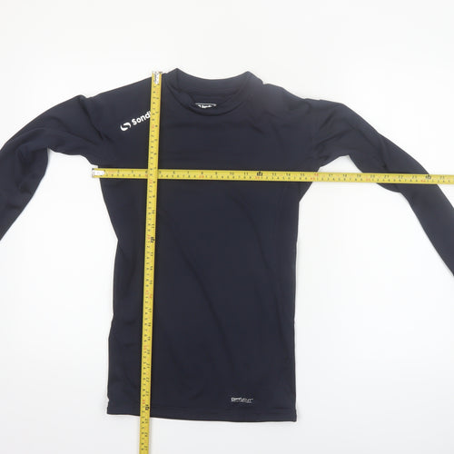 Sondico Women's Black Long Sleeve Compression T-Shirt Size S