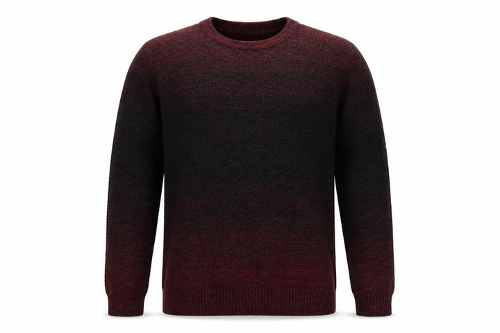 Jack & Jones Men’s Red Knit Cotton Jumper Size L Crew Neck Pullover