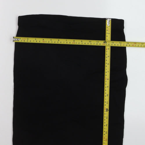 Willow & Thread Women's Black XS Stretch Pencil Skirt