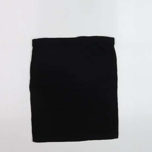 Willow & Thread Women's Black XS Stretch Pencil Skirt