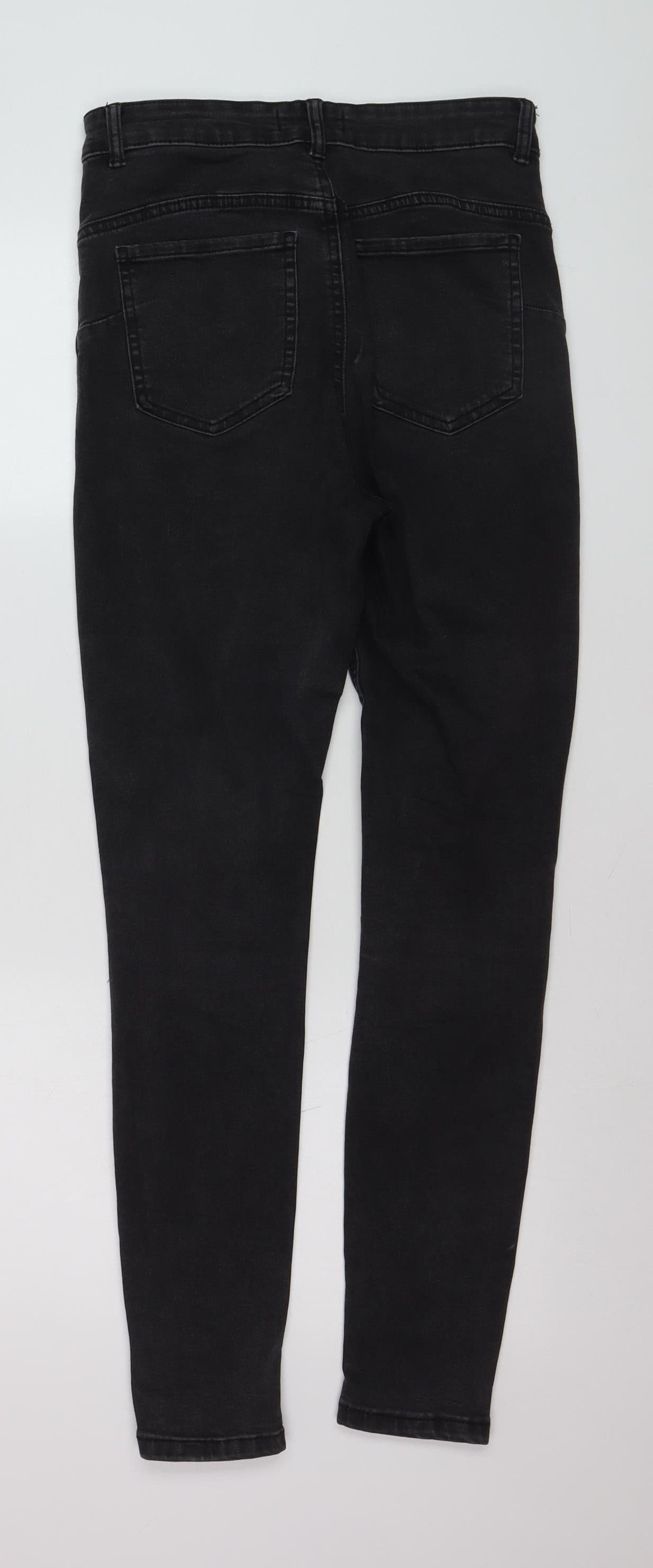 Primark Women Black Skinny Stretch Jeans Size 10 Regular