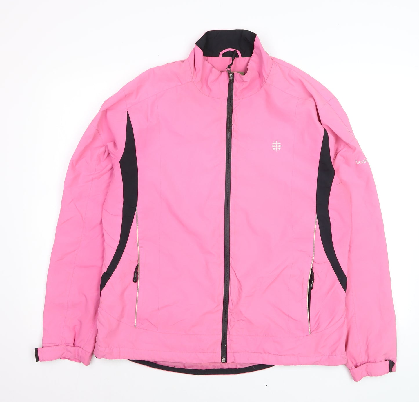 Backswing Women’s Pink Windbreaker Jacket Size 14 Lightweight