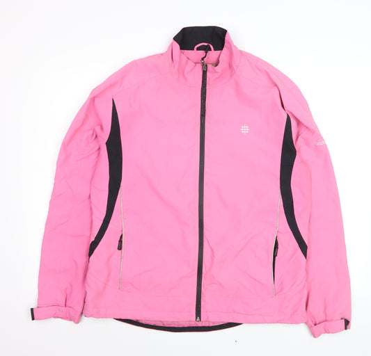 Backswing Women’s Pink Windbreaker Jacket Size 14 Lightweight
