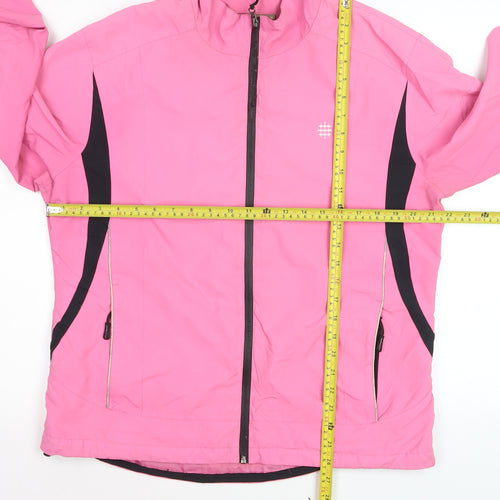 Backswing Women’s Pink Windbreaker Jacket Size 14 Lightweight