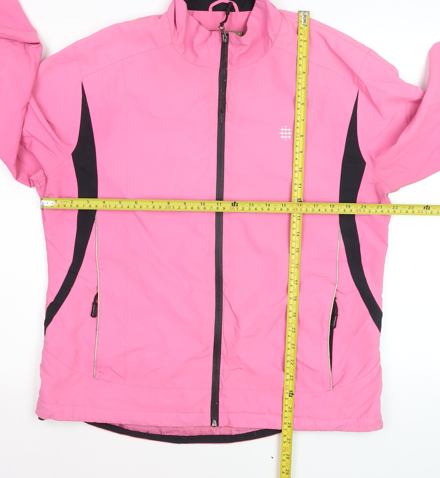 Backswing Women’s Pink Windbreaker Jacket Size 14 Lightweight