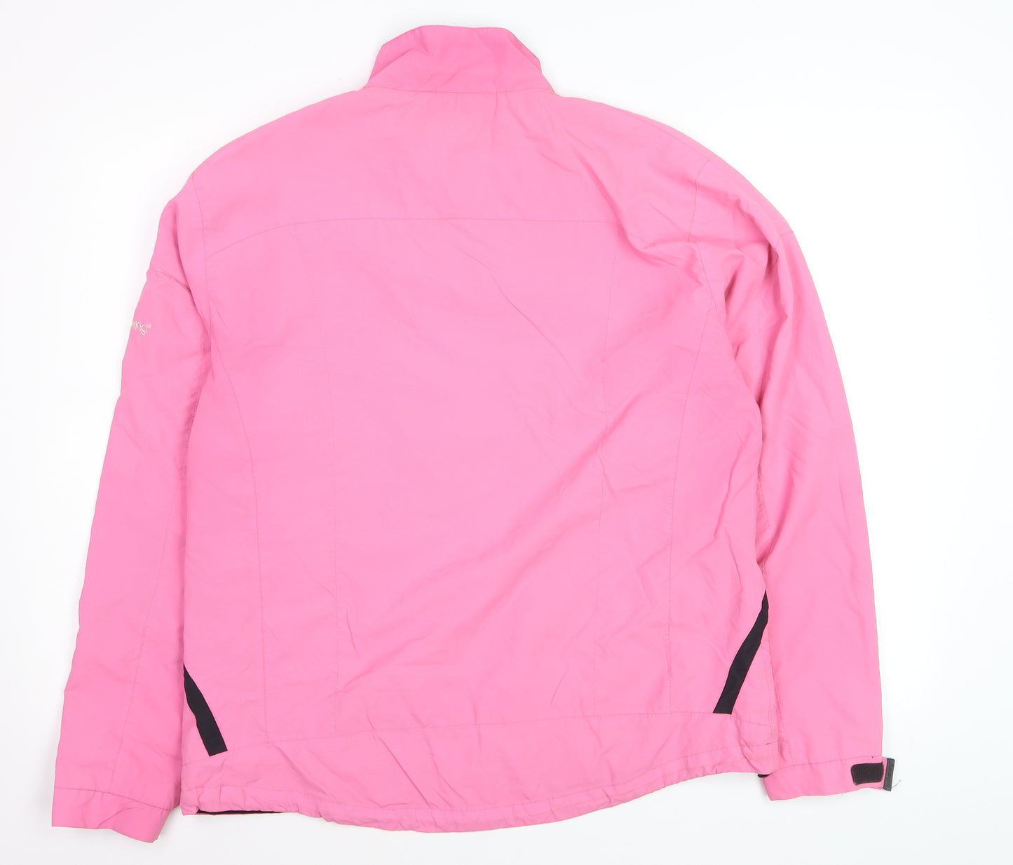 Backswing Women’s Pink Windbreaker Jacket Size 14 Lightweight