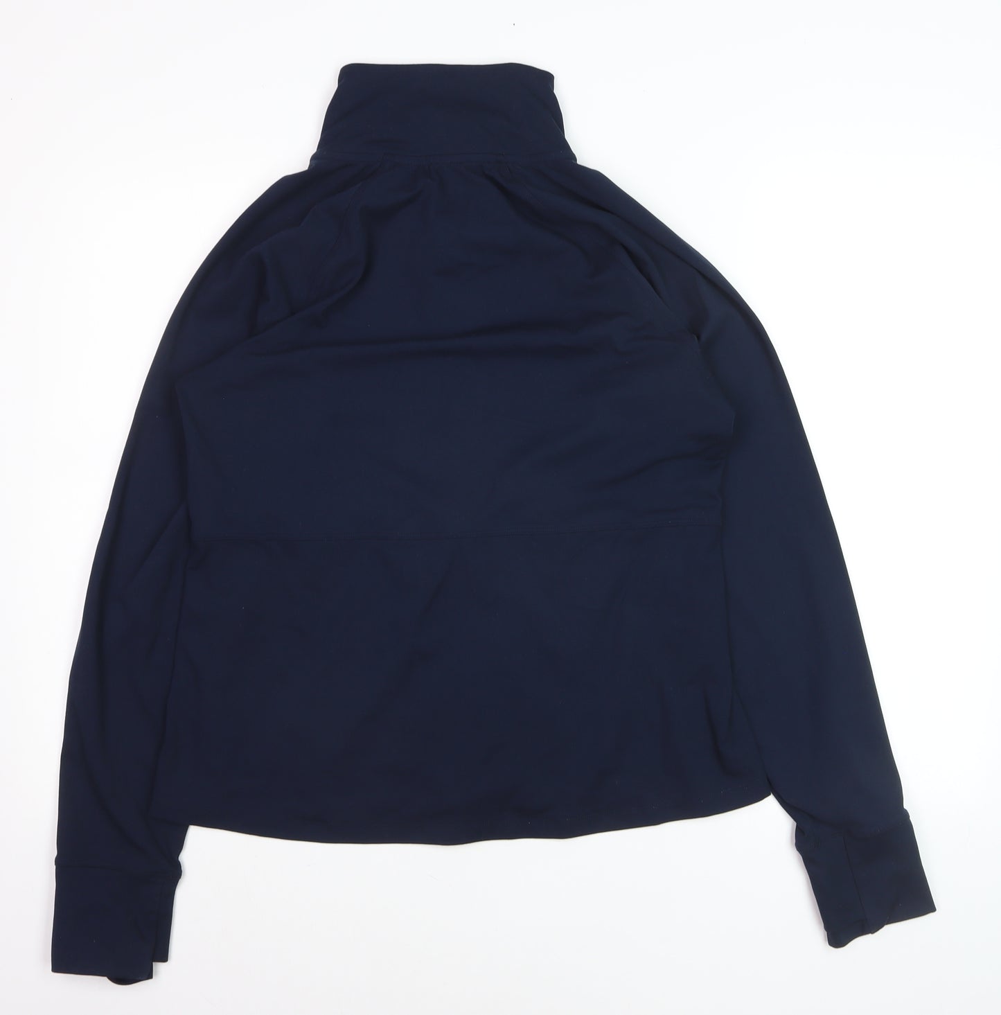 Jockey Men's Blue L Track Jacket Full Zip Stretch Athletic Fit