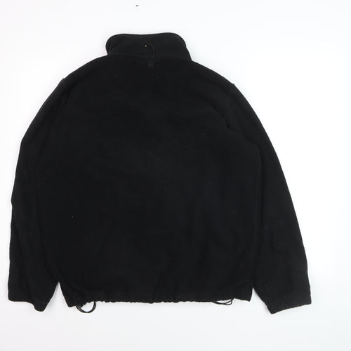 Mountain Warehouse Men's Black Fleece Full Zip Jacket Size M