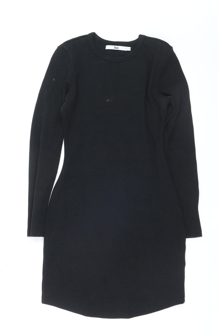 Boa Women’s Black Long Sleeve Bodycon Knit Dress Size M