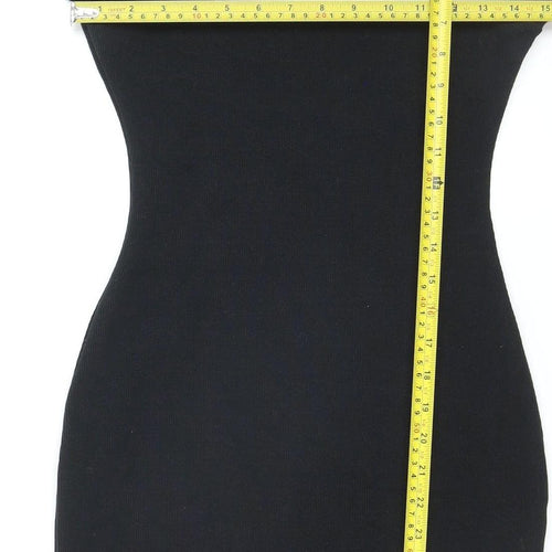Boa Women’s Black Long Sleeve Bodycon Knit Dress Size M