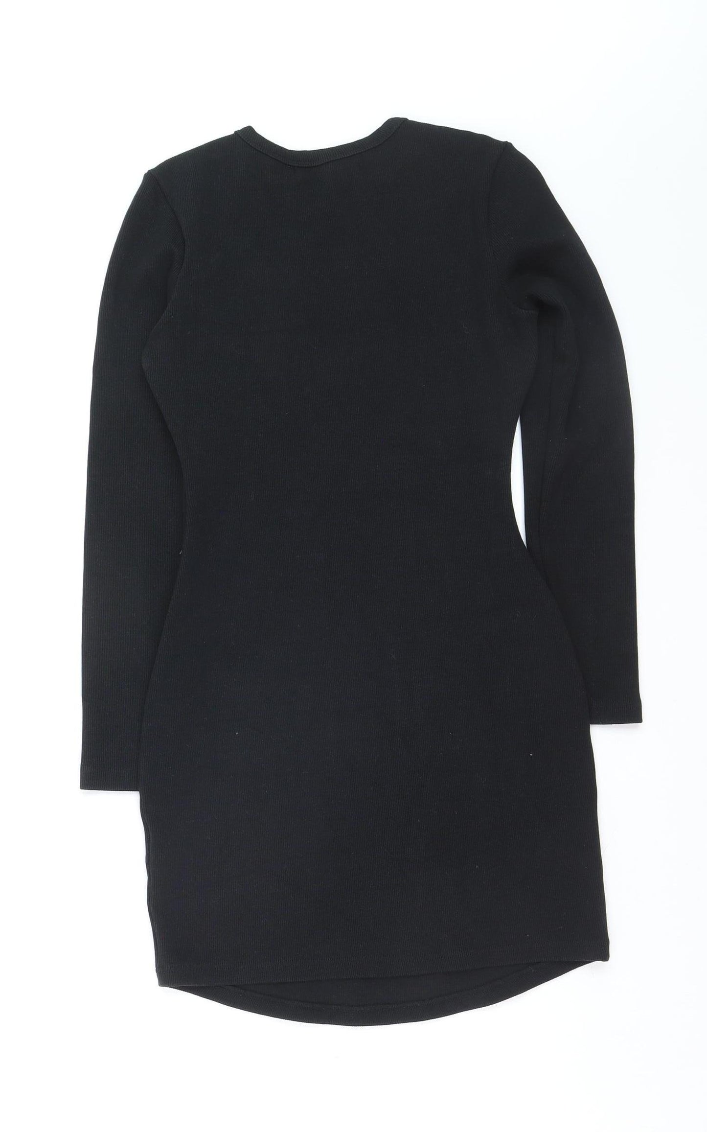 Boa Women’s Black Long Sleeve Bodycon Knit Dress Size M