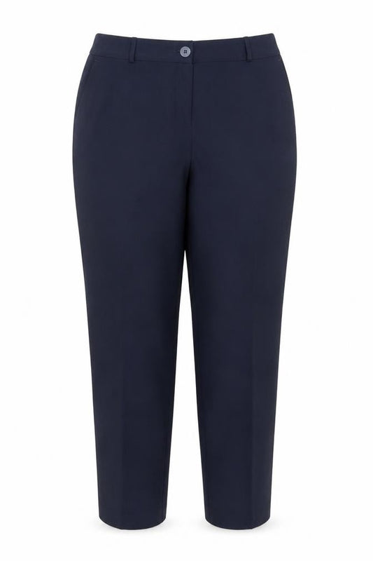 Dunnes Women's Blue Size 14 Tailored Straight Trousers