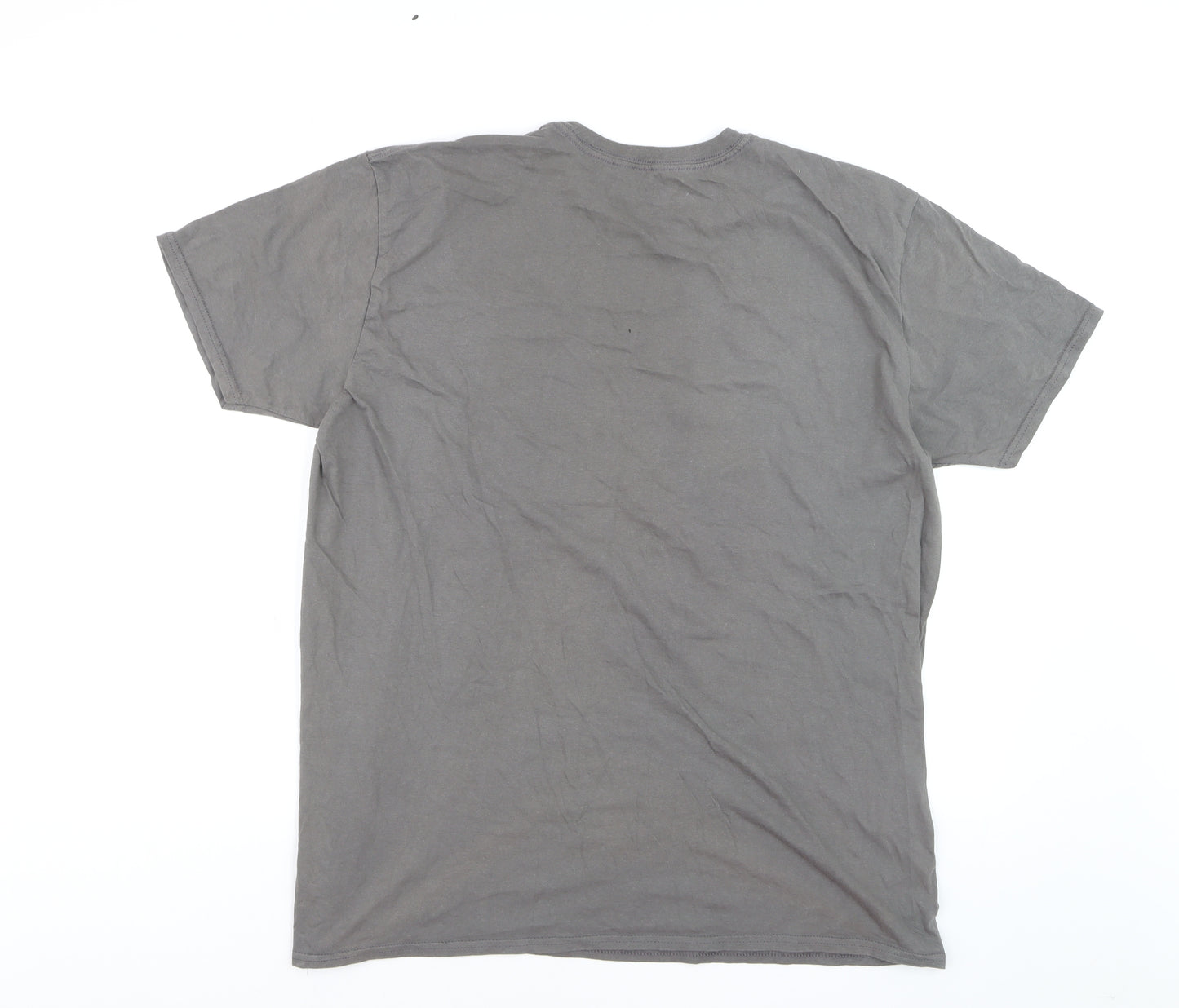 The Rolling Stones Men's Grey Band Tour Graphic T-Shirt M