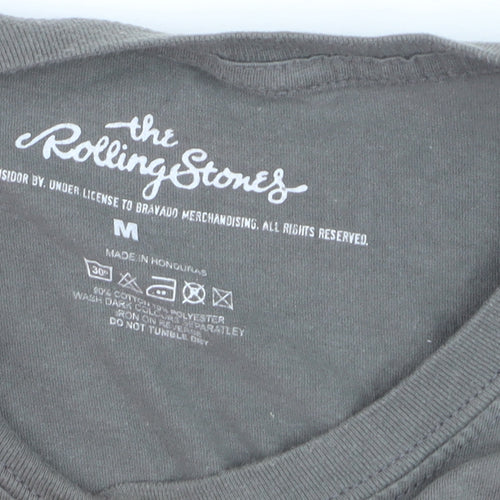 The Rolling Stones Men's Grey Band Tour Graphic T-Shirt M