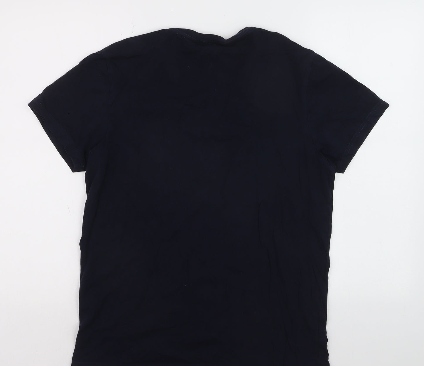 Ben Sherman Men's Blue V-Neck Cotton T-Shirt Size L