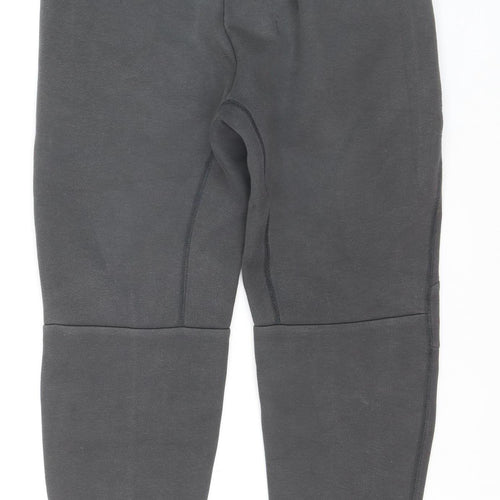 Nike Boys Grey Jogger Sweatpants S Activewear Tapered Fleece Trousers
