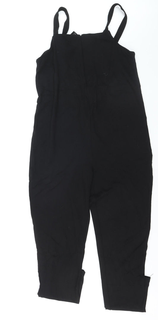 Seraphine Womens Black Jersey Maternity Jumpsuit Size 12 Sleeveless