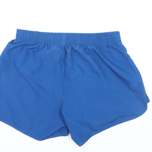 Under Armour Boys Blue S Athletic Running Shorts Quick Dry Breathable