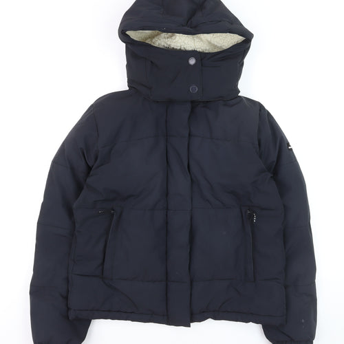 Roxy Men's Black Waterproof Hooded Puffer Jacket M