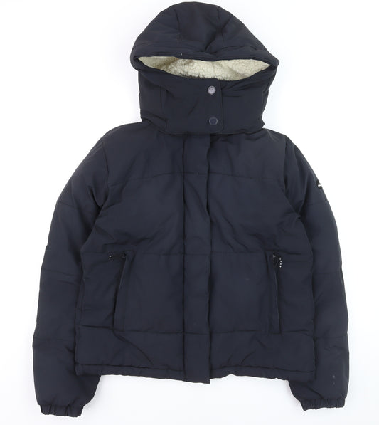 Roxy Men's Black Waterproof Hooded Puffer Jacket M