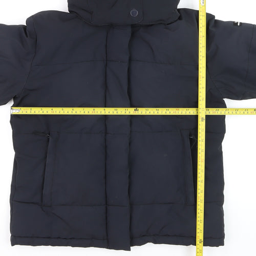 Roxy Men's Black Waterproof Hooded Puffer Jacket M