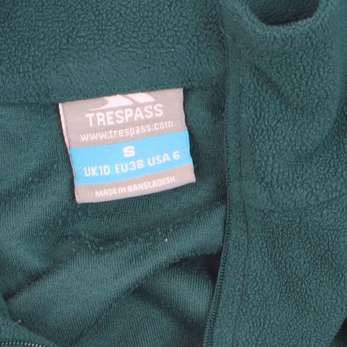 Trespass Women’s Green Fleece Pullover Sweatshirt UK 10 Small