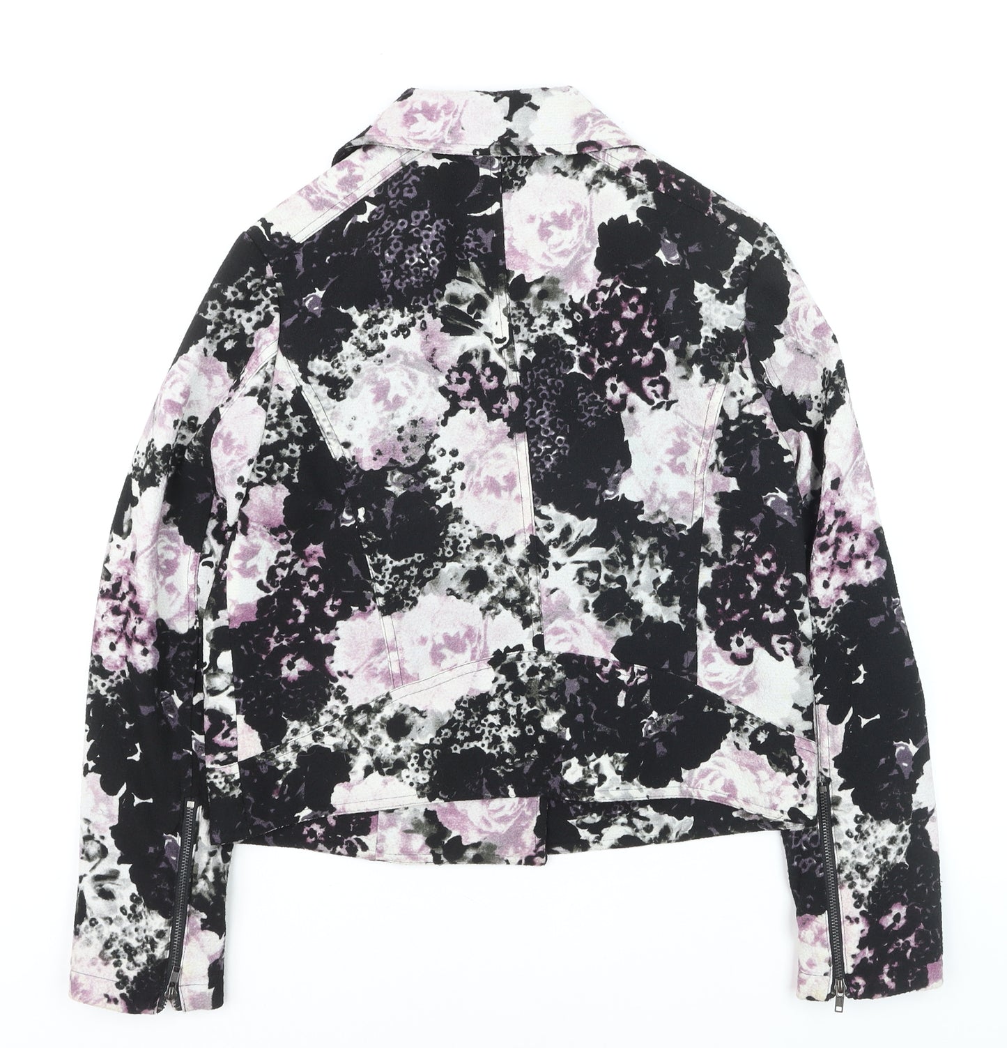 Kaliko Women's Multicoloured Floral Biker Jacket Size 12