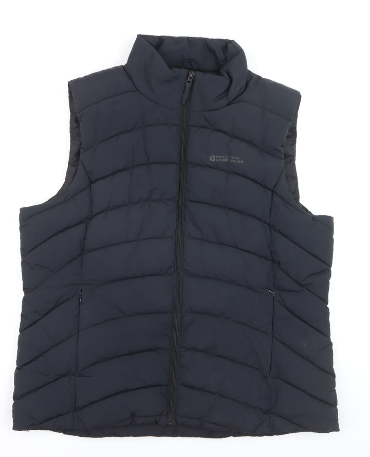 Mountain Warehouse Men's Black XL Puffer Waistcoat Water Resistant