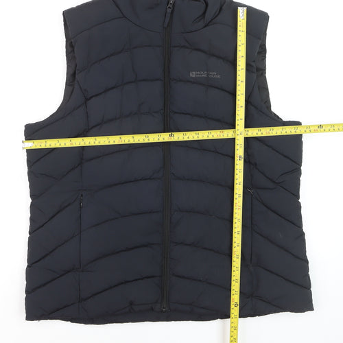 Mountain Warehouse Men's Black XL Puffer Waistcoat Water Resistant