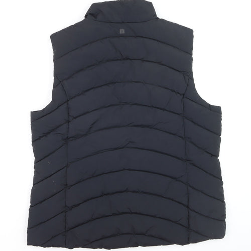Mountain Warehouse Men's Black XL Puffer Waistcoat Water Resistant