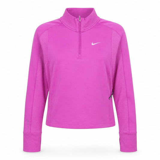 Nike Pro Pink Therma-Fit Teens Size 12 1/2 Zip Active Jacket
