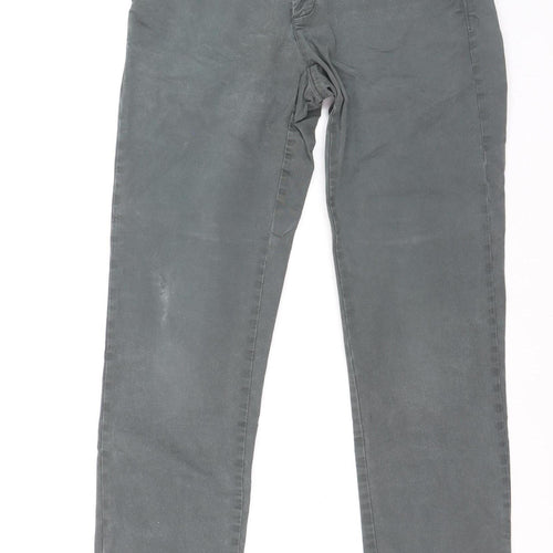 Marks and Spencer Men's Green Cotton Chino Trousers 30R