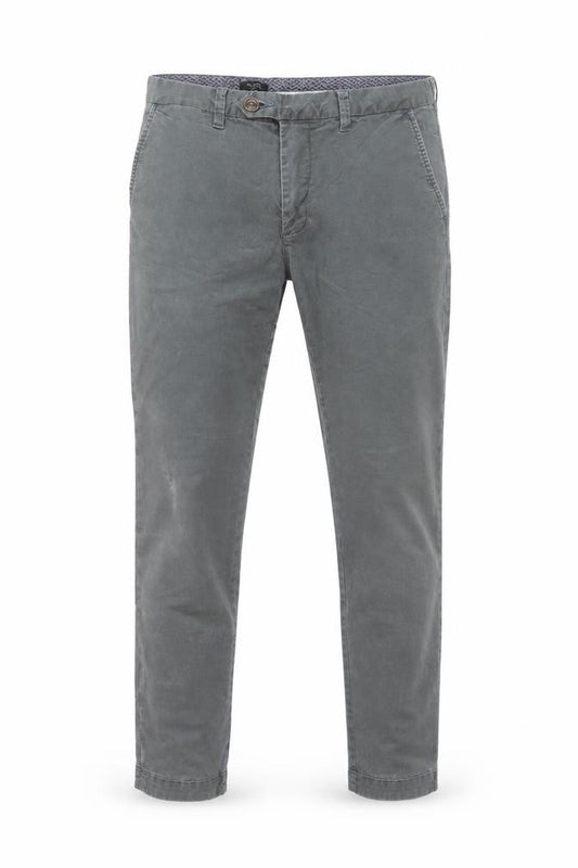 Front view of Marks & Spencer Men's Green Cotton Chino Trousers 30R