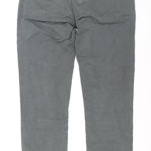 Marks and Spencer Men's Green Cotton Chino Trousers 30R