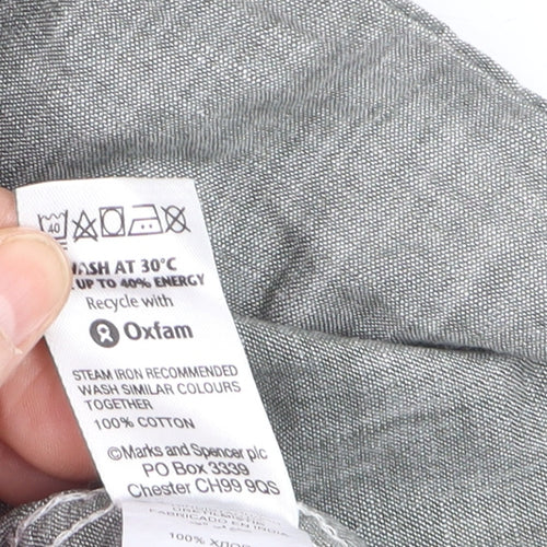 Marks and Spencer Men's Green Cotton Chino Trousers 30R