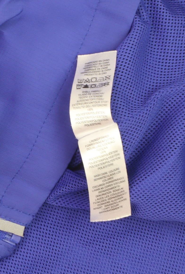 Workout Men's Blue 2XL Lightweight Hooded Windbreaker Jacket