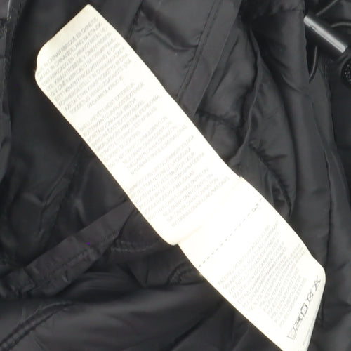Firetrap Men's Black Puffer Jacket Size S Lightweight Full Zip