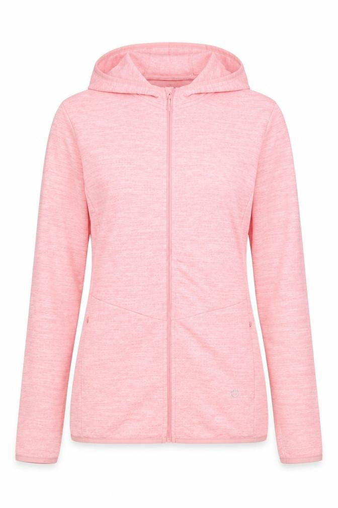 Dunnes Stores Women Pink Full Zip Hooded Sweatshirt Size S