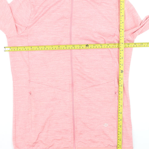 Dunnes Stores Women Pink Full Zip Hooded Sweatshirt Size S