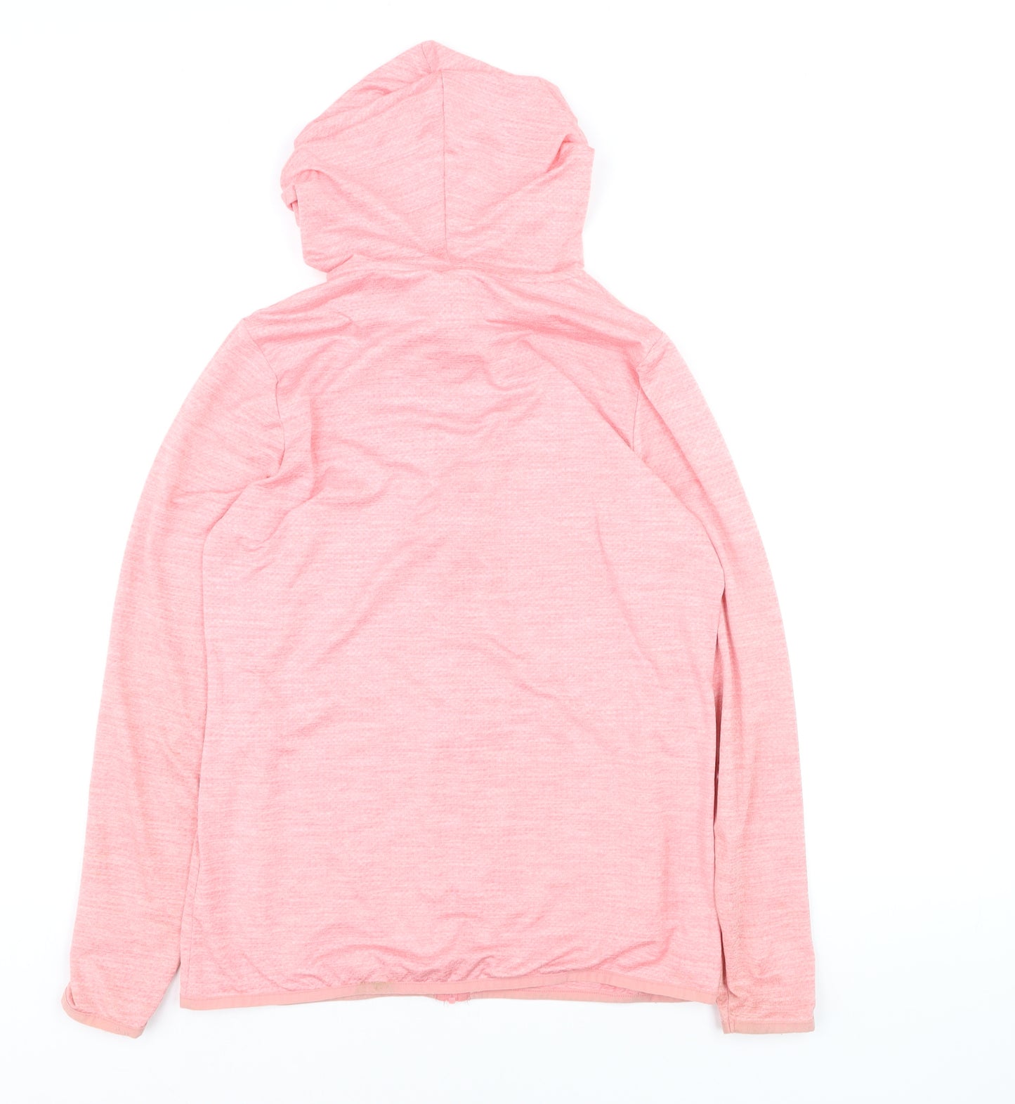 Dunnes Stores Women Pink Full Zip Hooded Sweatshirt Size S