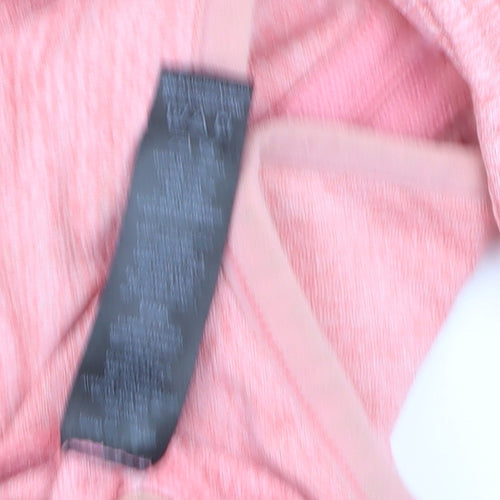 Dunnes Stores Women Pink Full Zip Hooded Sweatshirt Size S