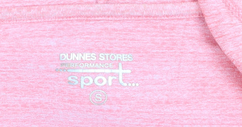 Dunnes Stores Women Pink Full Zip Hooded Sweatshirt Size S
