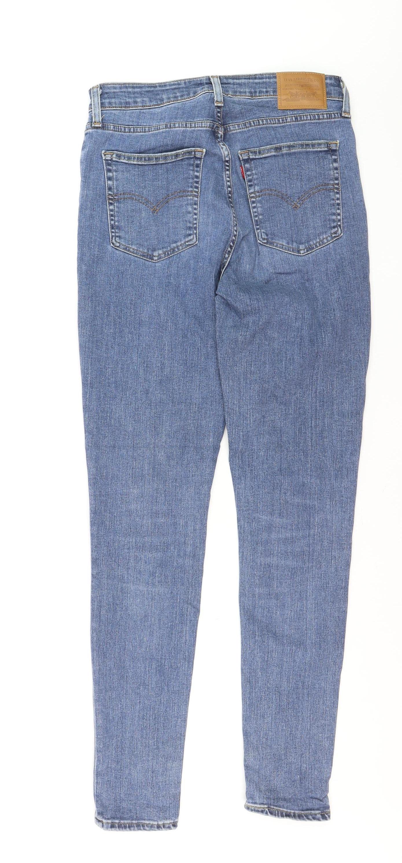 Levi's 721 High Rise Skinny Blue Jeans Women Size 12
