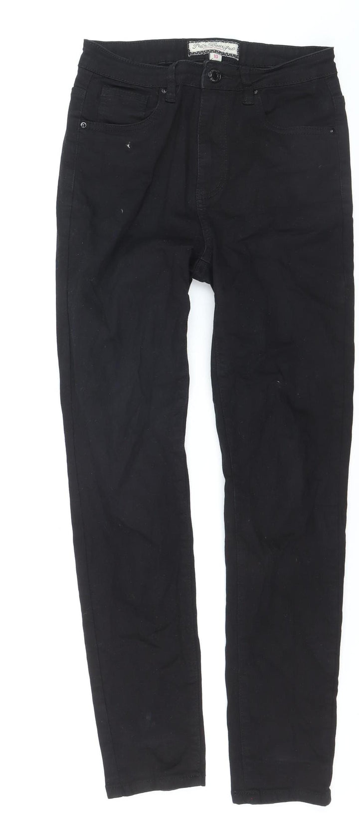 Para Boutique Women’s Black Skinny Jeans Size 10 Slim Fit Stretch Denim