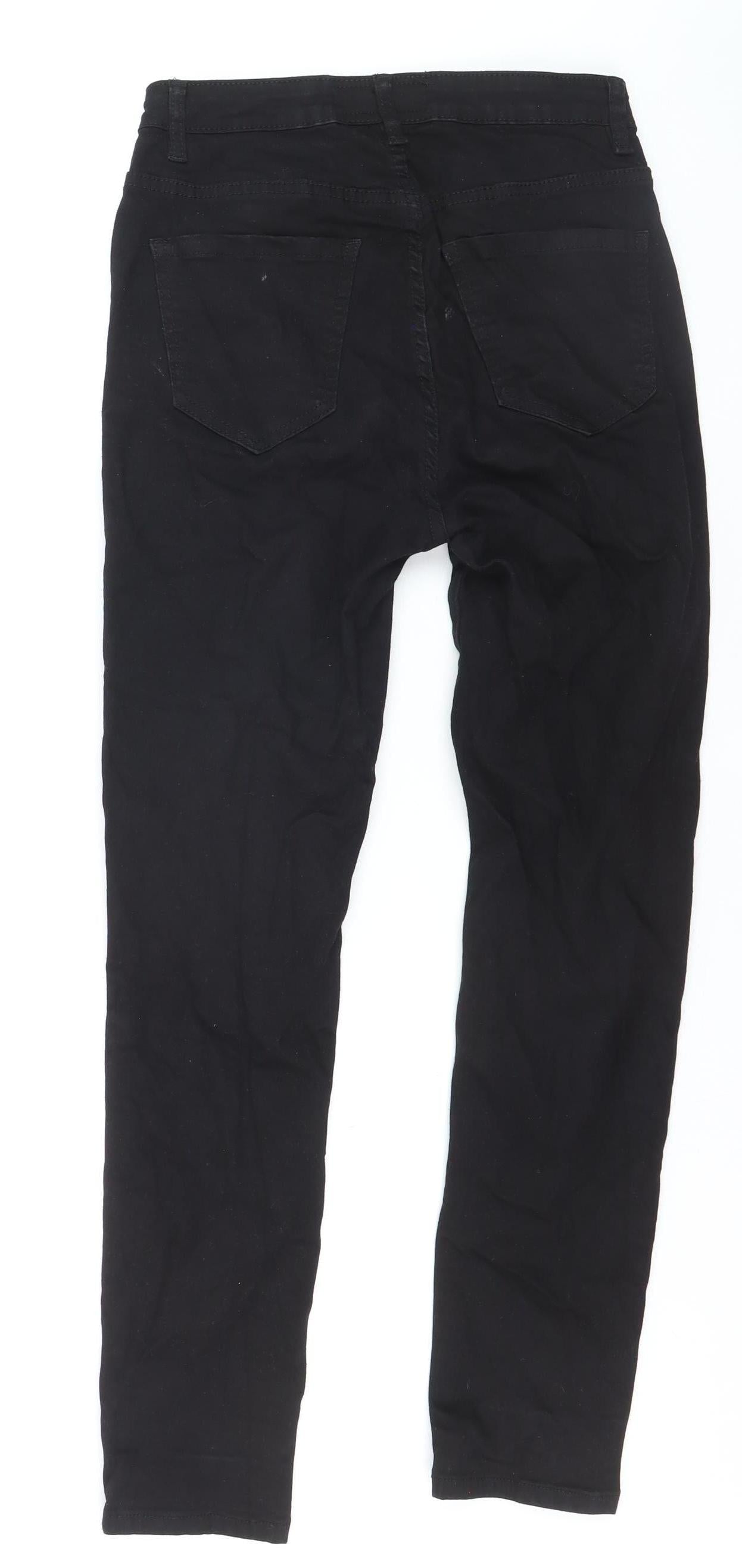 Para Boutique Women’s Black Skinny Jeans Size 10 Slim Fit Stretch Denim